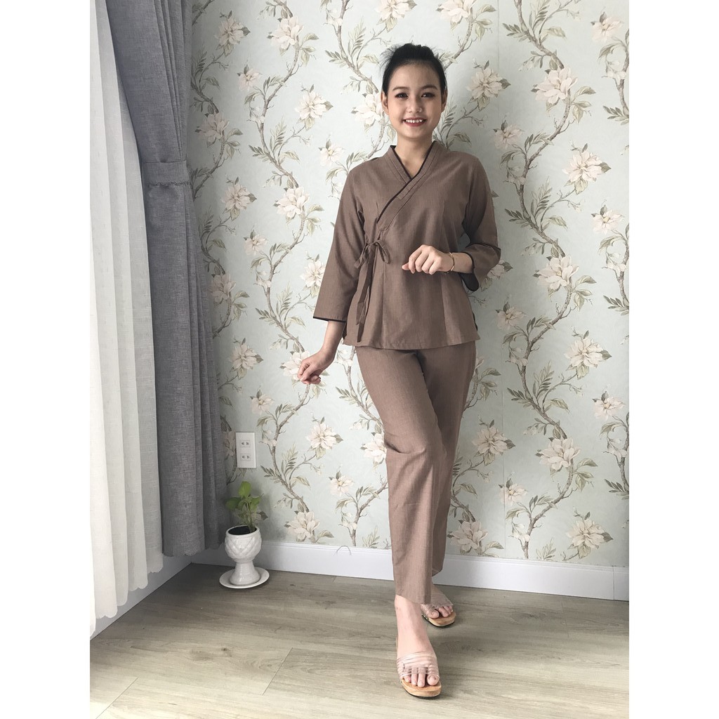 Set đồ lam mẫu Bà Lai Nhật (Tixi)- Size L